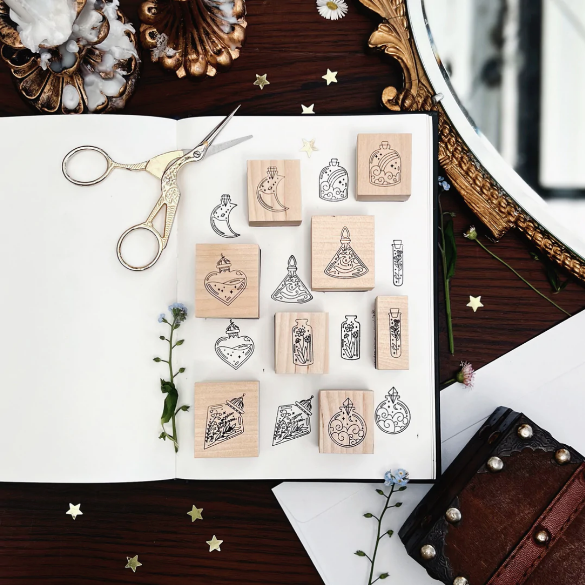 The Quirky Cup Collective Reading Journal Stamp Set