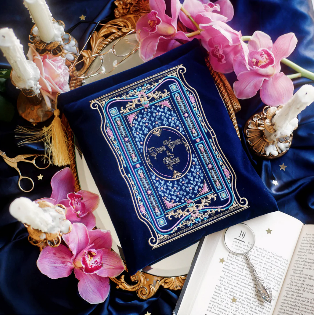 Blue 'Once Upon a Time' Book & Ipad Sleeve - The Quirky Cup Collective