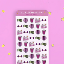 Load image into Gallery viewer, Fundamental Planner Sticker Sheet - The Quirky Cup Collective
