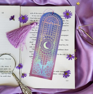 Iridescence Bookmark Purple - The Quirky Cup Collective