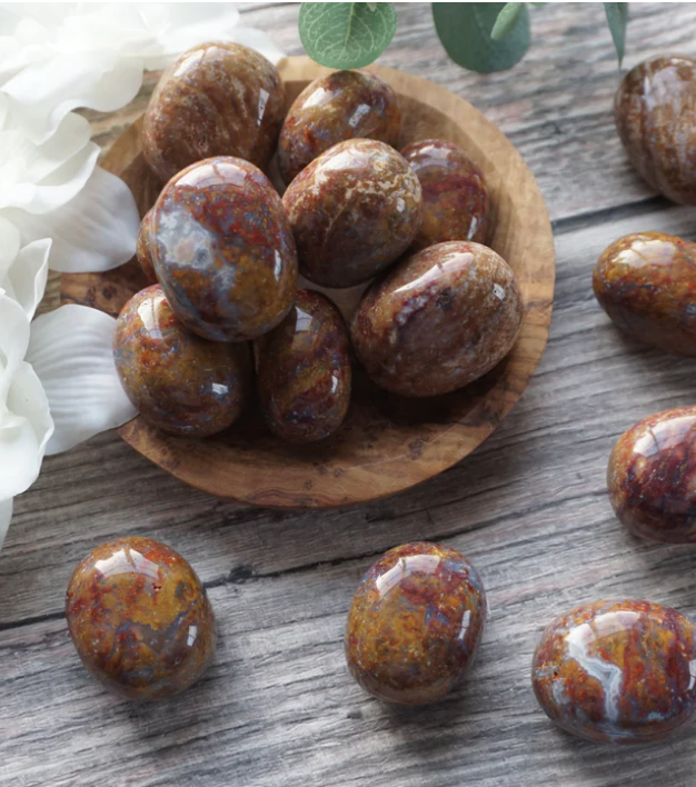 Red-Orange Ocean Jasper Cuddle