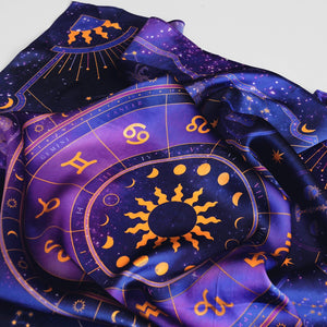 Discontinued: Zodiac Tarot Altar Cloth/Scarf - The Quirky Cup Collective