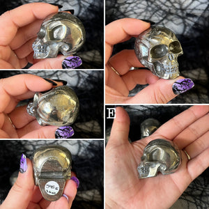 AKindHalloween: Pyrite Skull